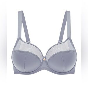 Understance Anya Smooth FlexWire Bra In Storm Grey Size 34DDD